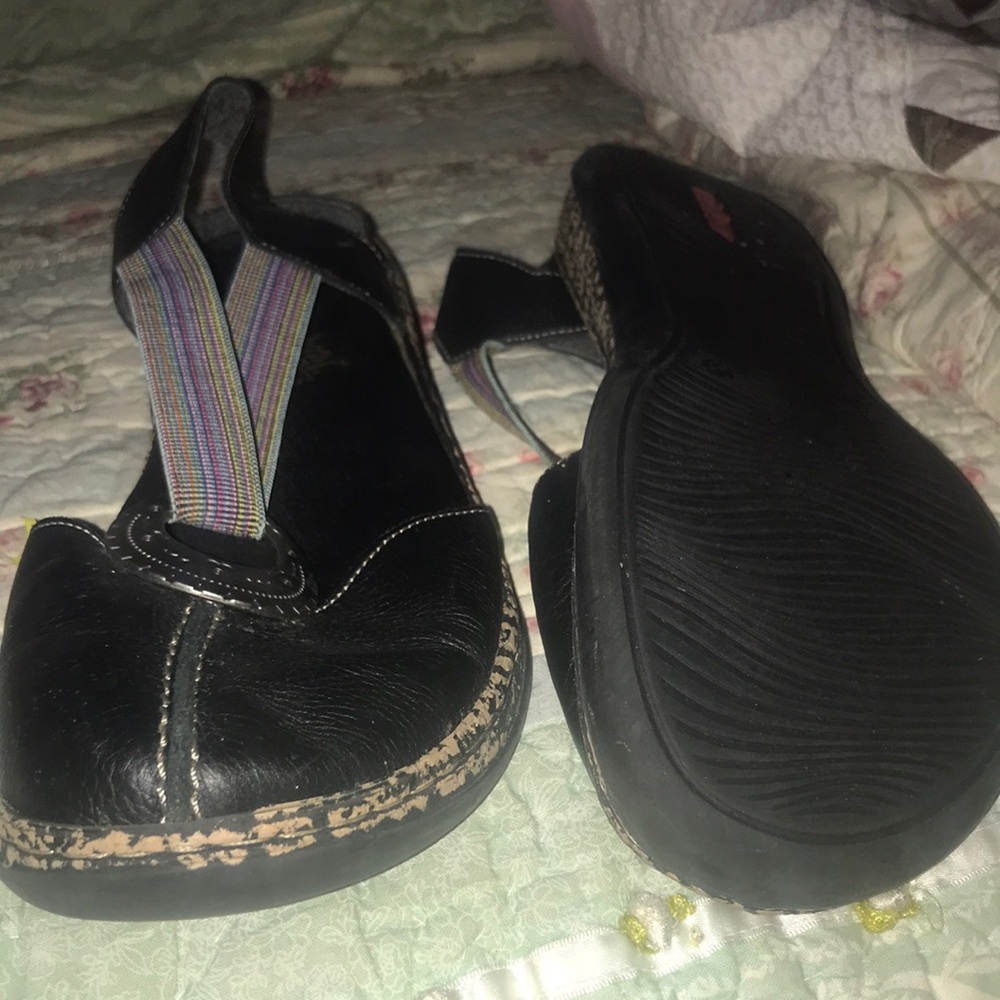Asis black riekers shoes